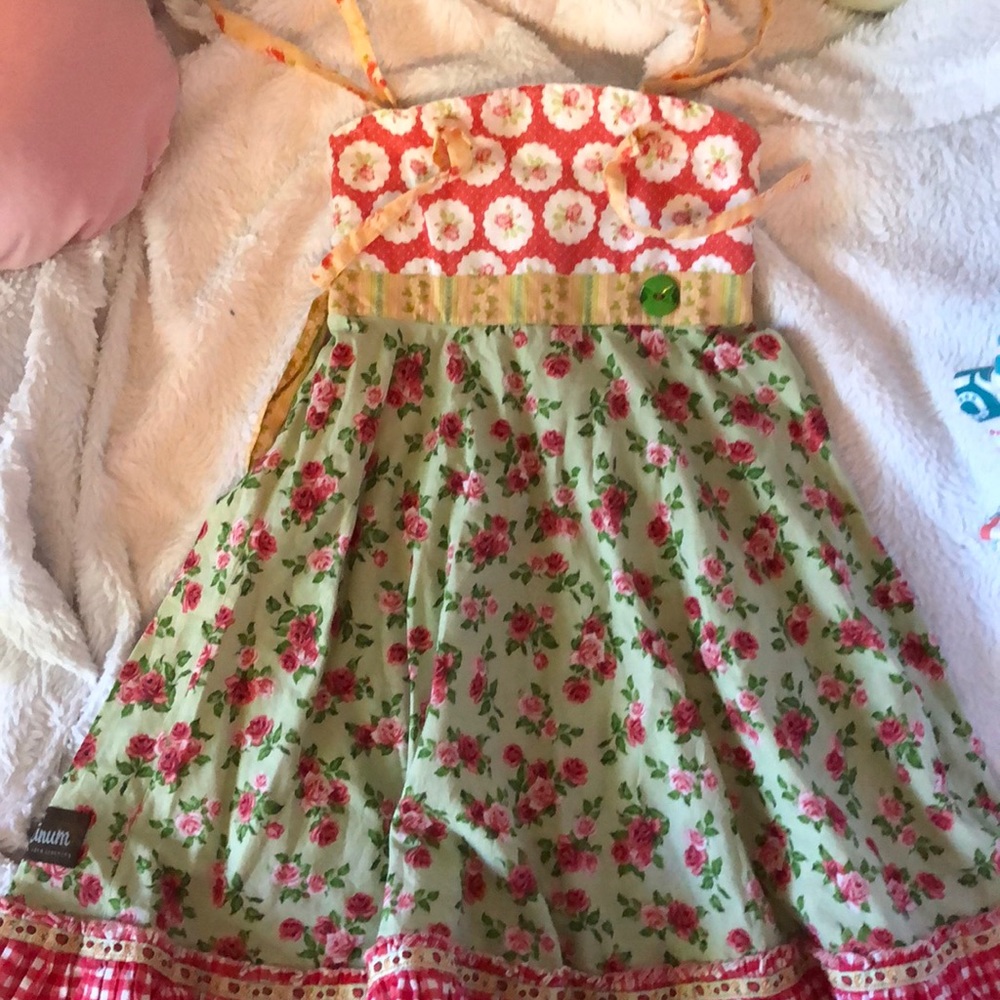 Matilda Jane Platinum Rose gingham dress